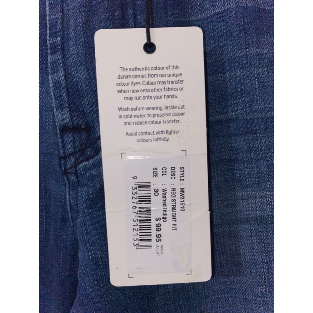 ✨BRAND NEW✨ JAG mens denim straight jeans size 30 - Picture 3 of 4